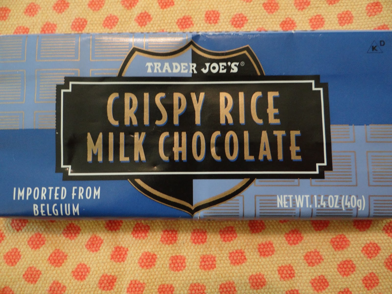 Trader Joe's 365 Day 170 Crispy Rice Milk Chocolate