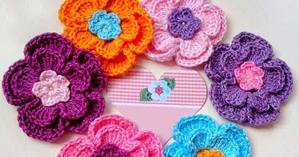 Cute Flowers - Pattern - Crochet Yarn Online