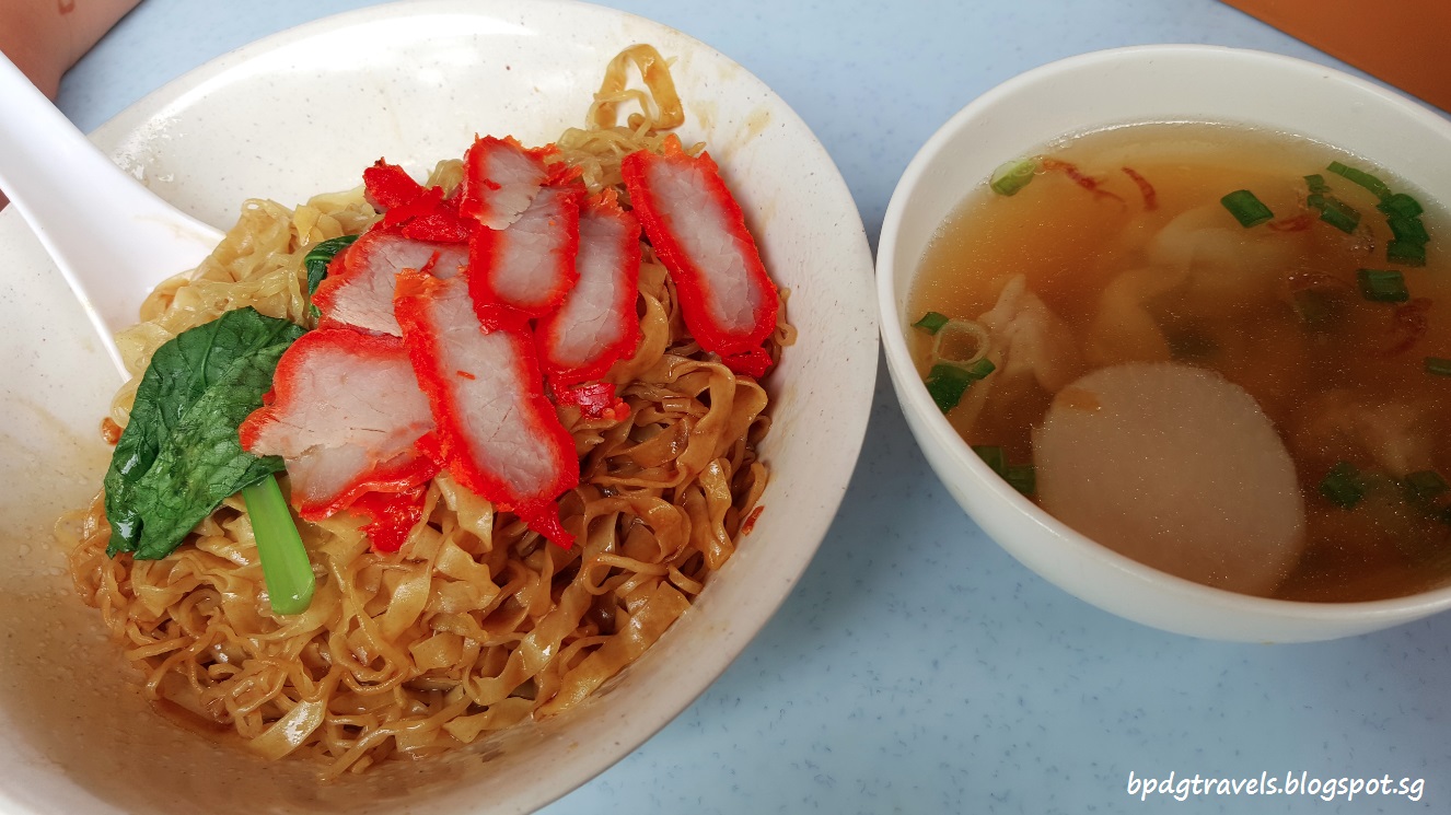 Red Rice Wine Mee Suah at Restoran Lima Ratus (Taman Perling