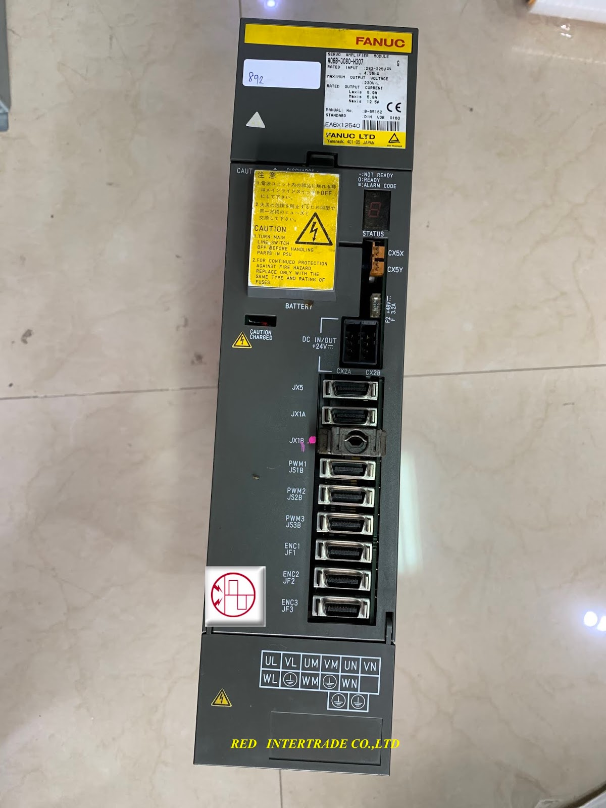 ซ่อมservo fanuc A06B3080H307 alarm 9