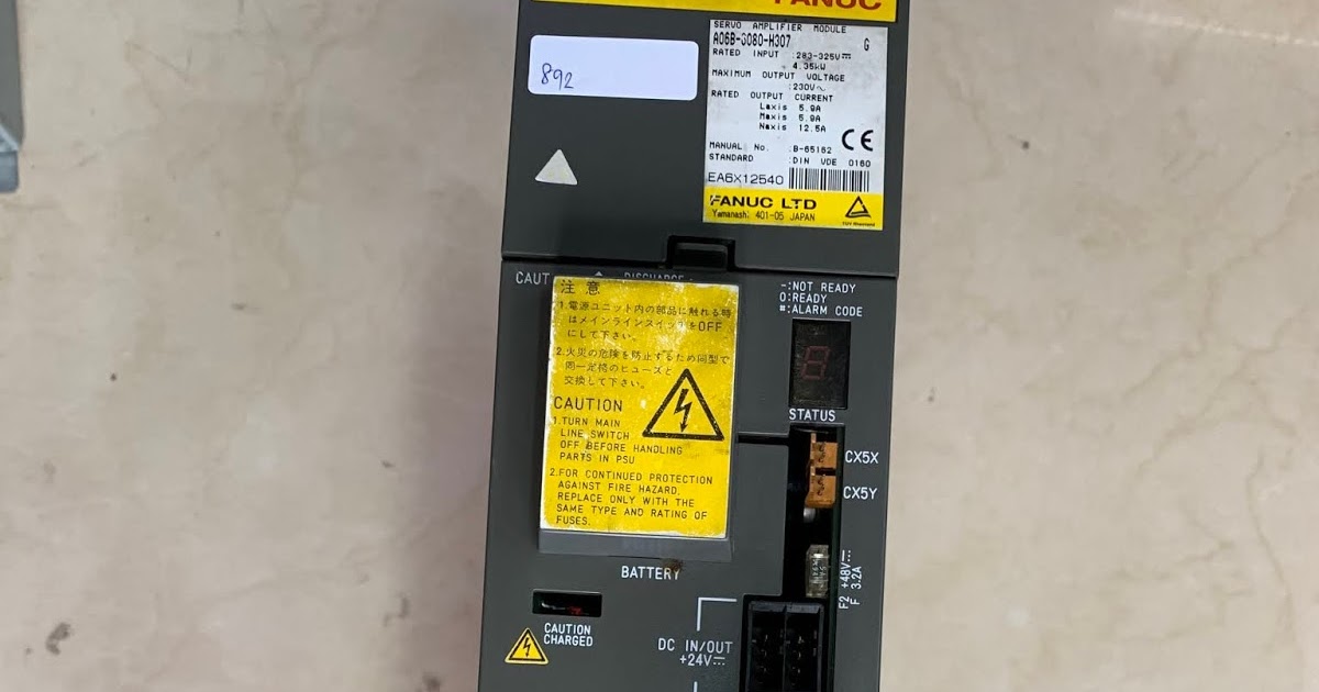 ซ่อมservo fanuc A06B3080H307 alarm 9