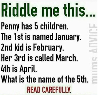 1 Can you decode the riddle?