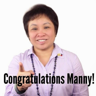  Congratulations Manny!