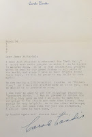 Carole Landis 1943 Letter