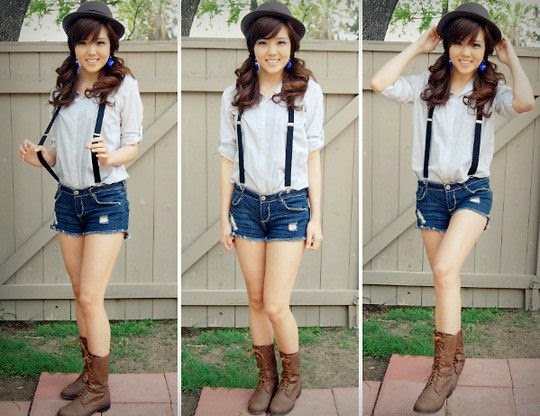 combat boots and shorts guys