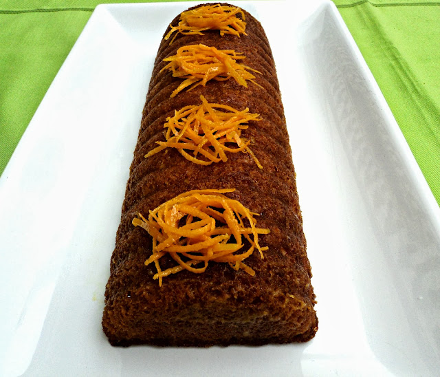 Bizcocho de naranja y semola