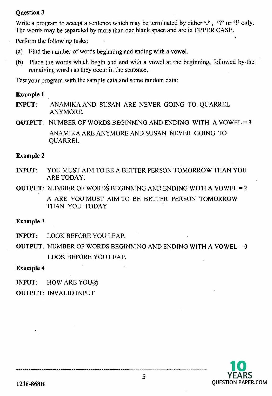 isc 2016 class 12th computer science practical board question paper isc 2016 class 12th computer science practical question paper