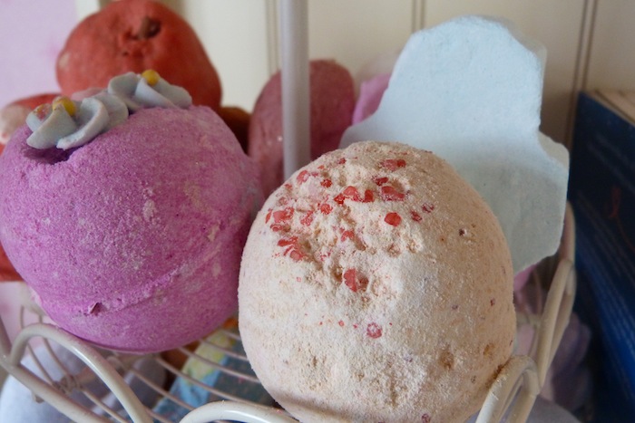 a picture of cinders bath bomb  lush