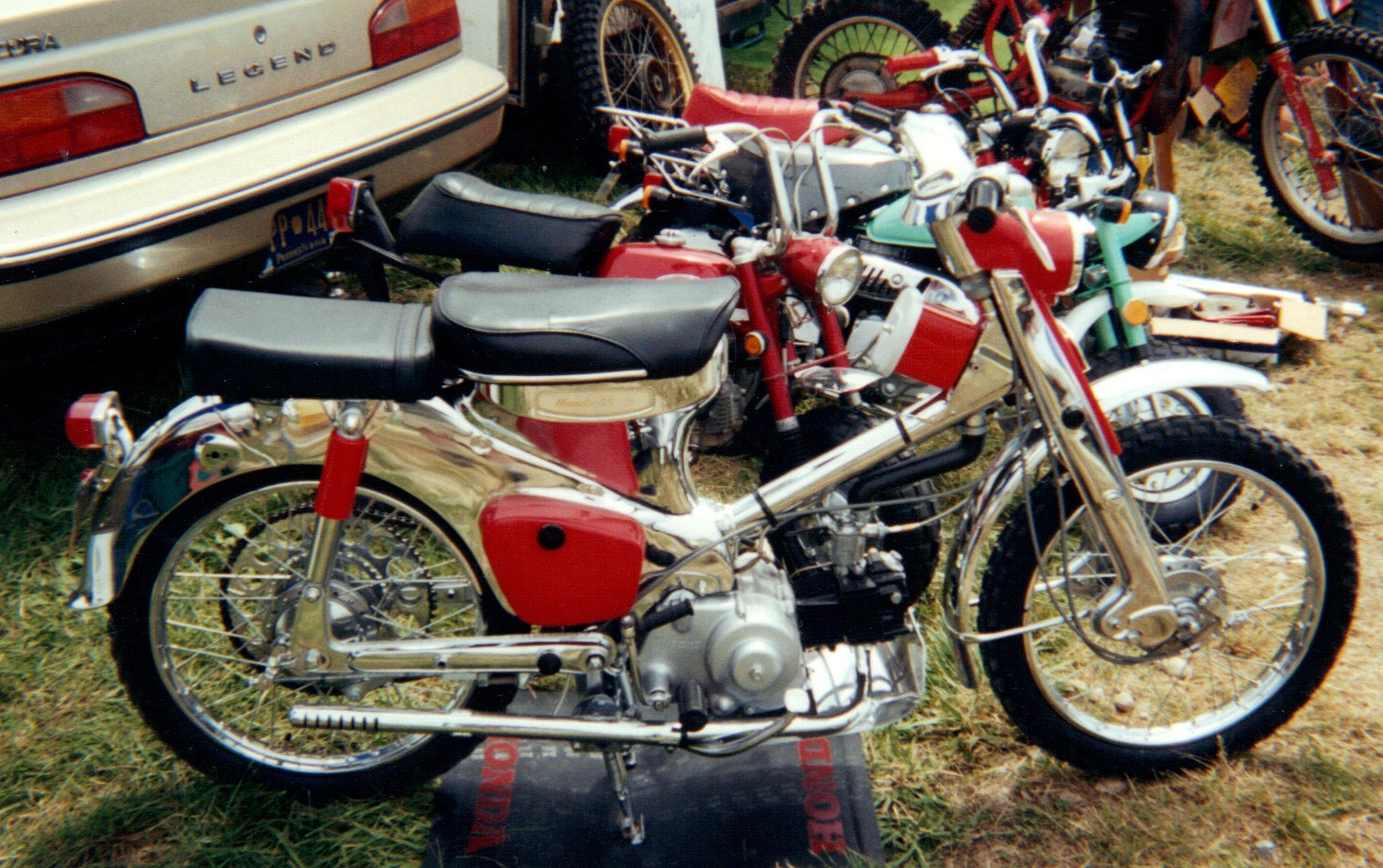 Progress is fine, but it's gone on for too long. Chromed Honda Trail 55s