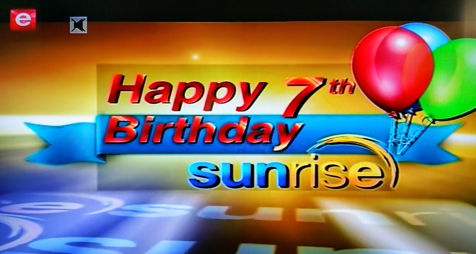 TV with Thinus Sunrise turns 7 today; not as much as a word from e.tv