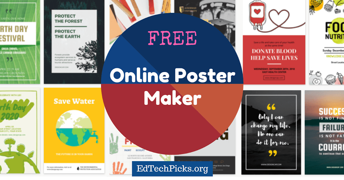 Es una sencilla aplicación que te permite crear carteles