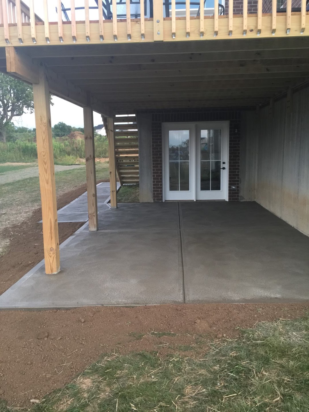 Building our Bateman Our New Concrete Patio