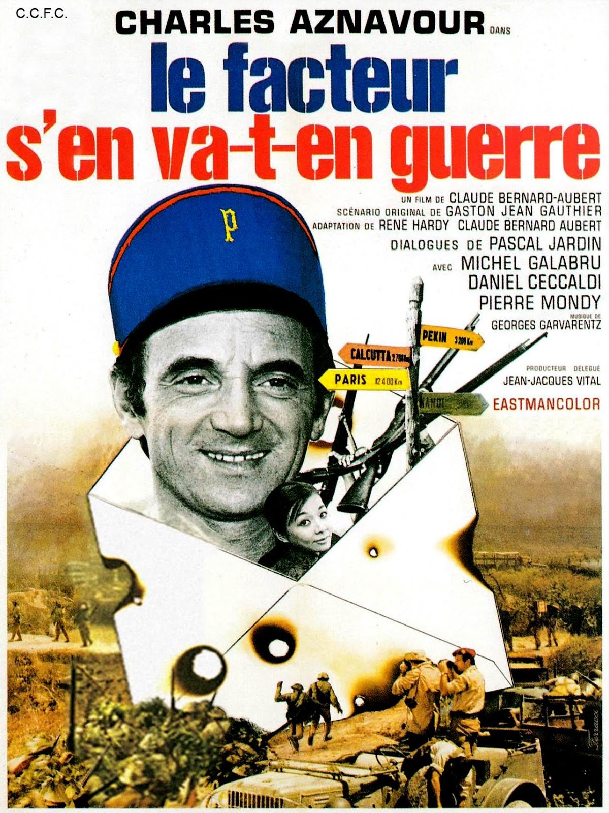 Le facteur s'en va-t-en guerre (1966) Claude Bernard-Aubert - Le facteur s'en va-t-en guerre