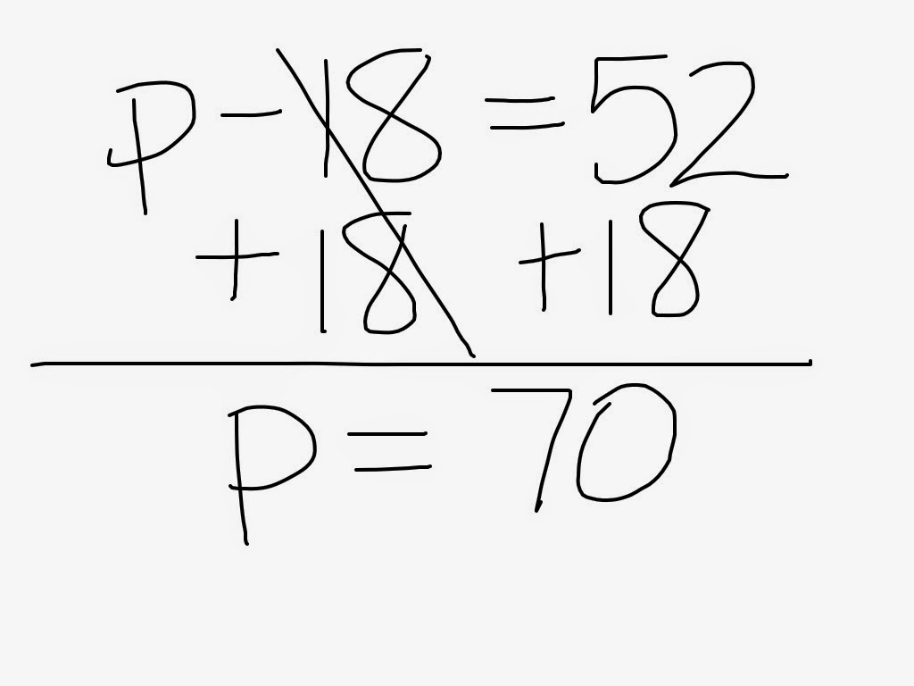 Mrs. White's 6th Grade Math Blog: SUBTRACTION EQUATIONS