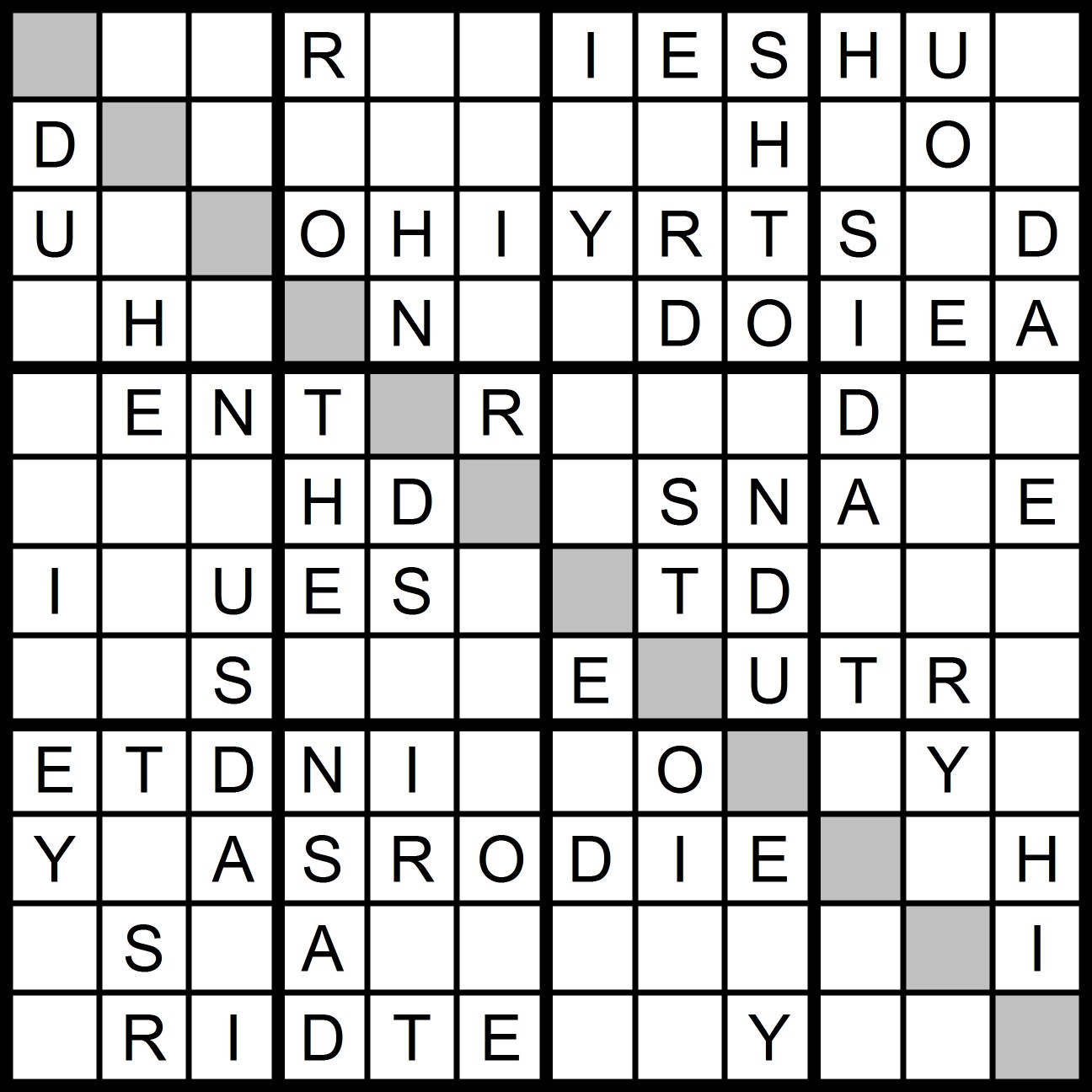 magic word square sunday challenge new word sudoku puzzle for
