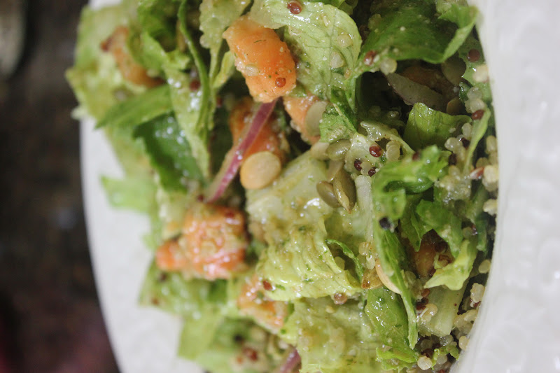 Luscious Confections Papaya and Quinoa Salad