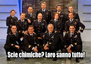Risultati immagini per loro sanno tutto scie chimiche informazione corretta