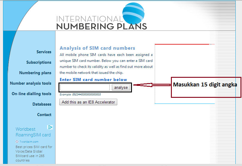 cek imei cek imei via website