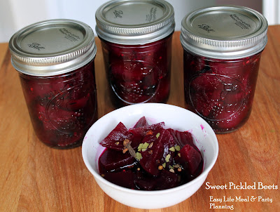 Sweet Pickled Beets by Easy Life Meal & Party Planning
