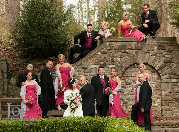 pink bridesmaid dresses