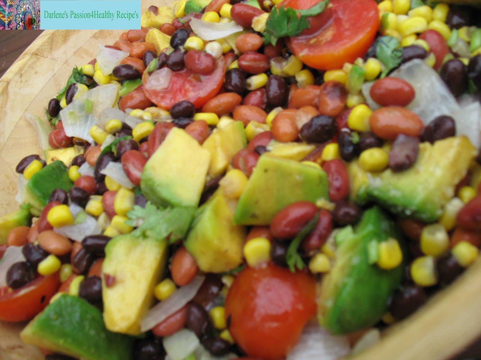 Darlene's Passion4Healthy Recipes Three Bean Salad