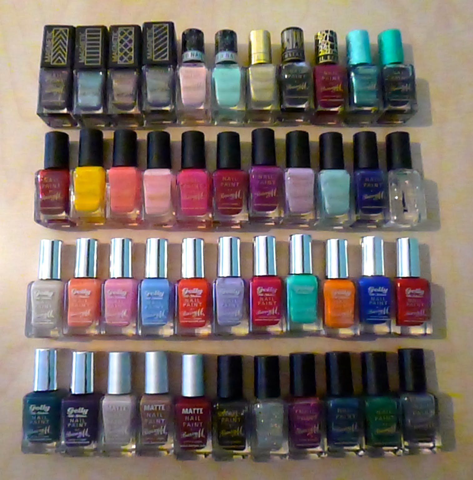 Hanclarky: My Barry M Nail Paint Collection