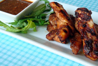 the best chicken sate with peanut sauce