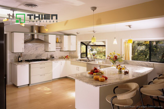 Bạn chọn phong cách tủ bếp hiện đại nào? Tu-bep-mau-trang