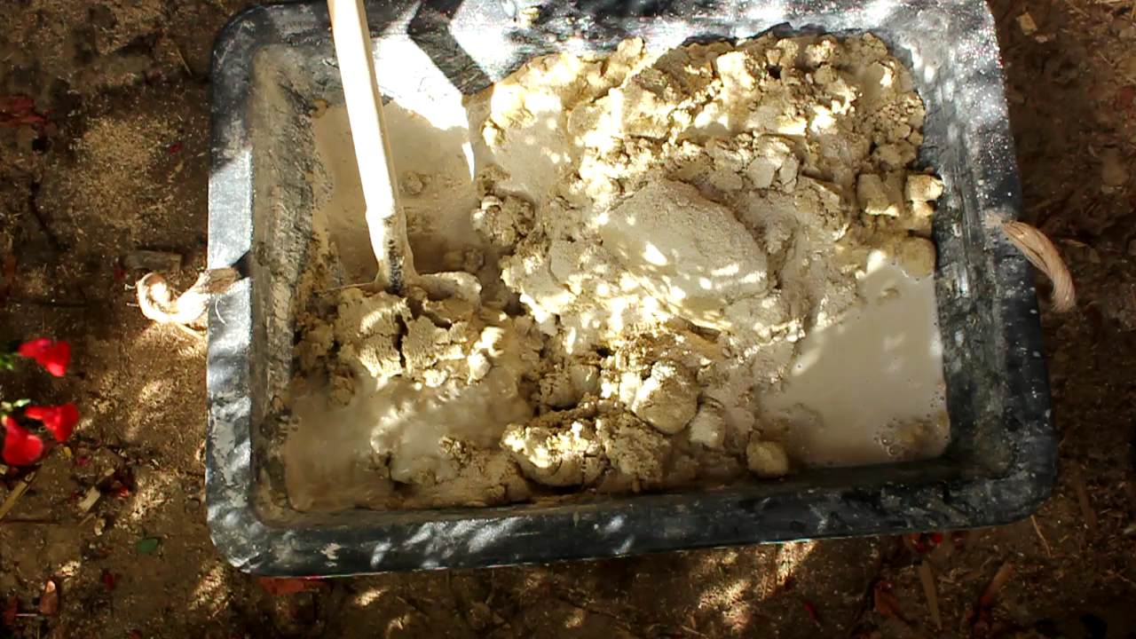 Mixing and using lime mortar and why it's a great idea to take a