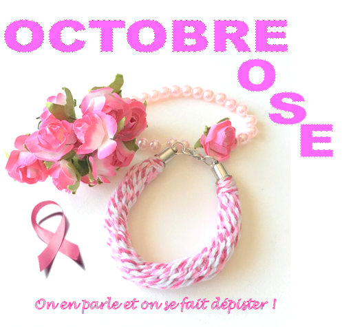 Bracelet octobre rose