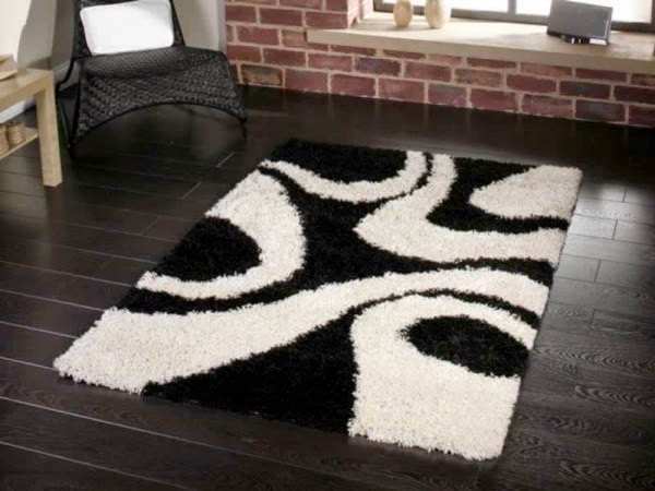 Carpet in black and white &#8211; wonderful ideas