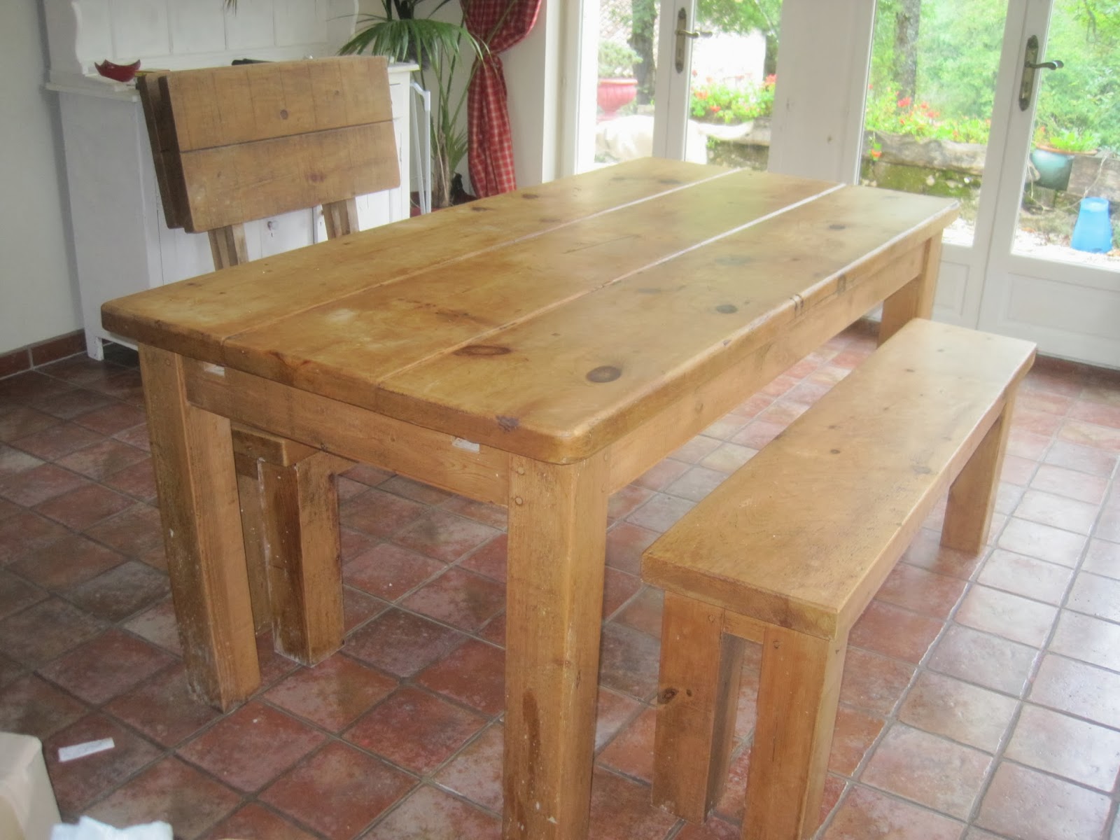 TAG online Chunky oak table for sale SOLD