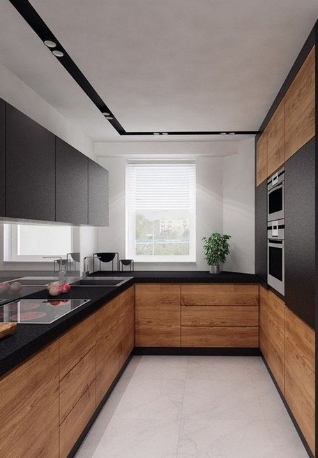 70 Desain Interior Dapur Minimalis Bentuk U Rumahku Unik Desain Interior Dapur Minimalis