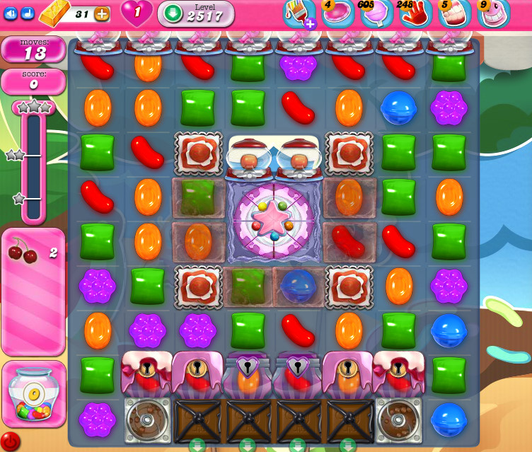 Candy Crush Saga level 2517