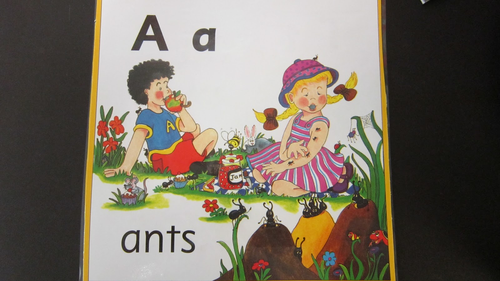 Ants On My Arm Letter A Worksheet Jolly Phonics Esl W vrogue.co