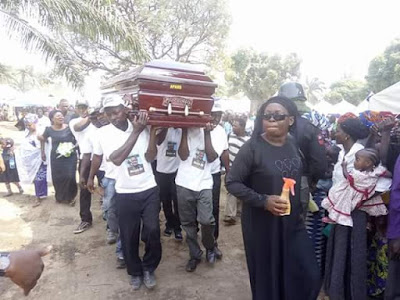 Photos from the burial of Taraba Lawmaker kidnapped and gruesomely murdered by his abductors after collecting N35million ransom