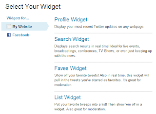 Cara Memasang Widget Twitter di Blog