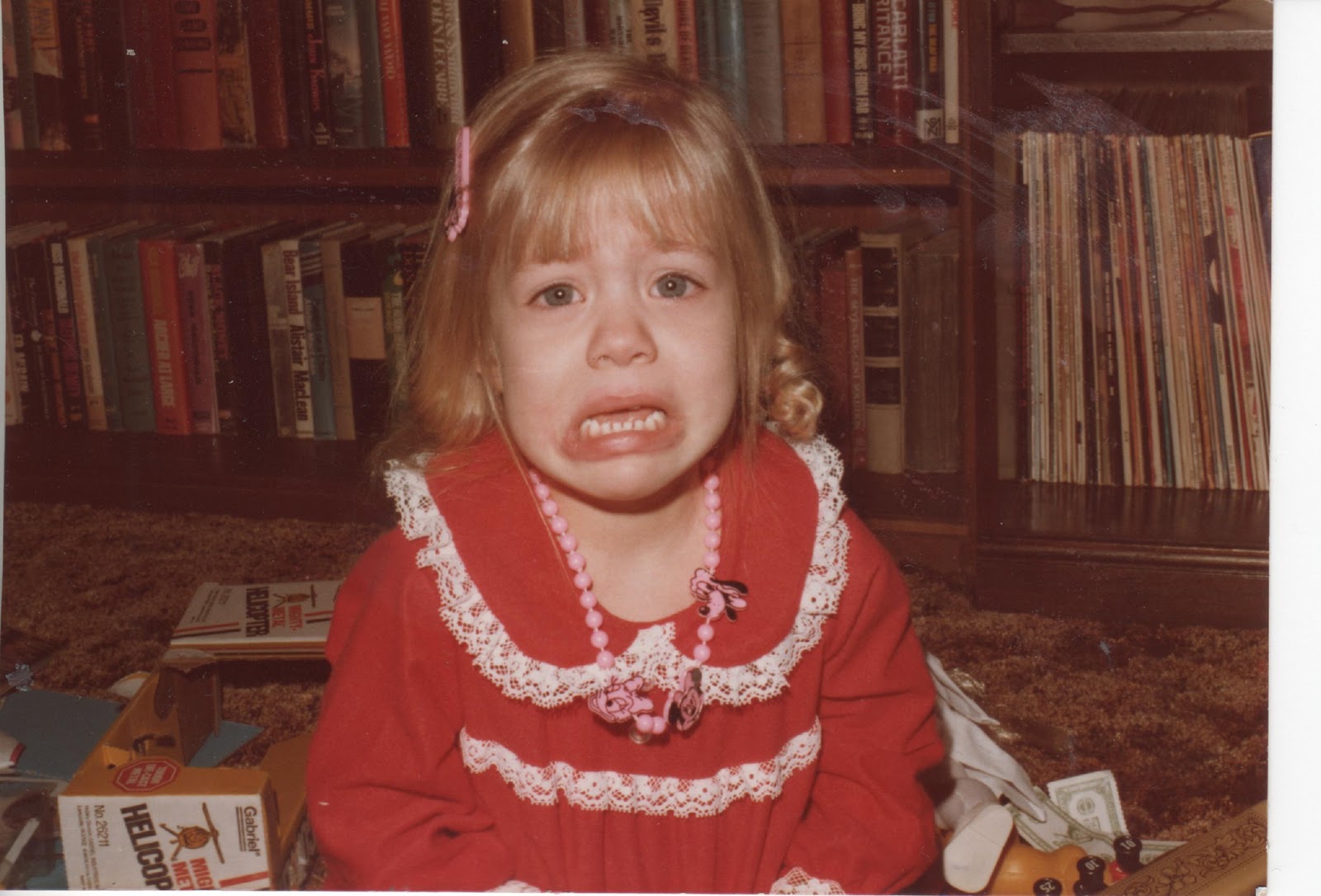 Crying baby santa christmas alamy balls hat Retirement The Good Life: Christmas Crying Girl