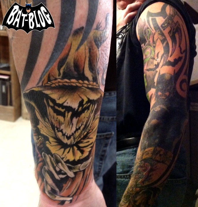 Cool BATMAN TATTOO ART Photos - The Riddler and Scarecrow!