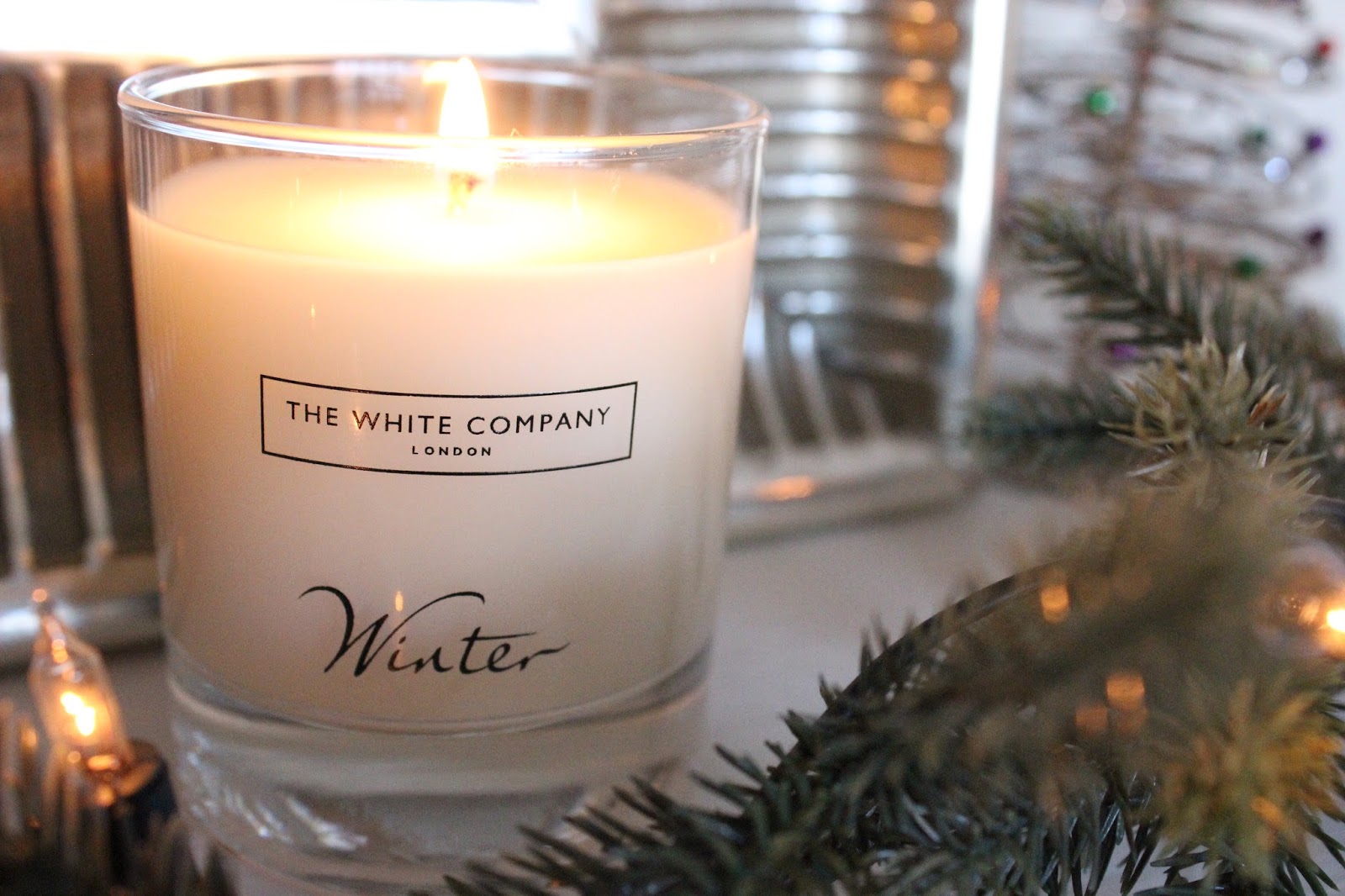 The White Company Winter Candle