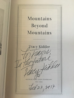 Mountains Beyond Mountains by Tracy Kidder Autograph Mountains Beyond Mountains by Tracy Kidder Autograph