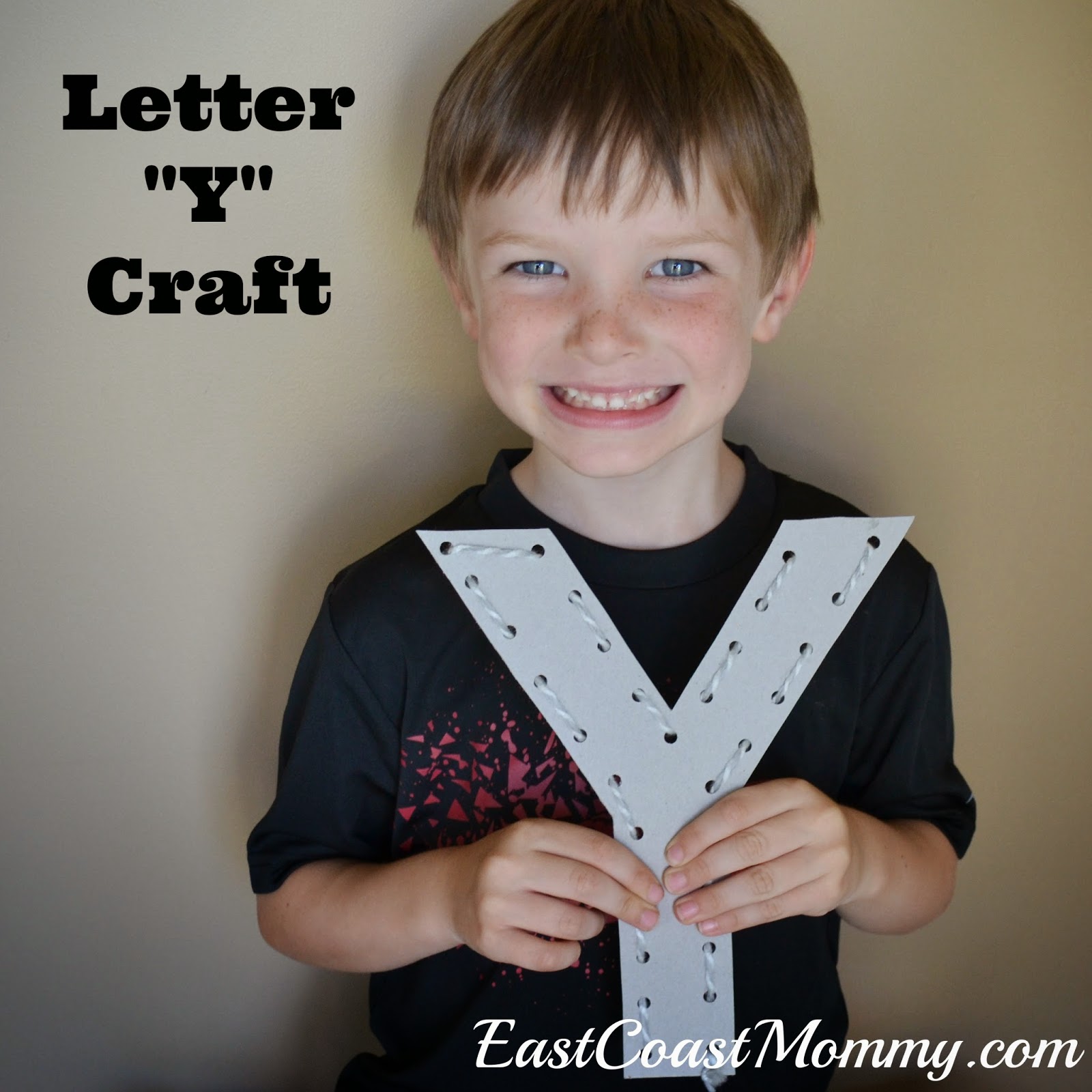 East Coast Mommy Alphabet Crafts Letter Y