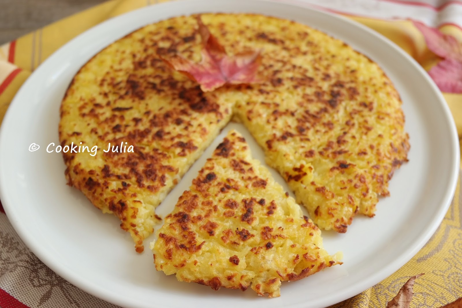 COOKING JULIA : GALETTE DE POMMES DE TERRE