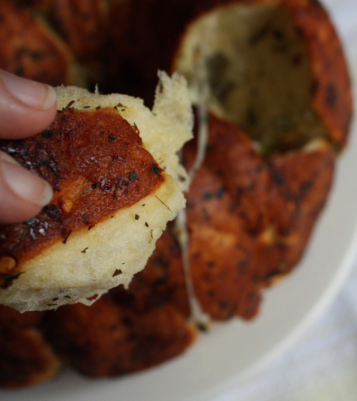 Savory Garlic, Herb, and Cheese Monkey Bread