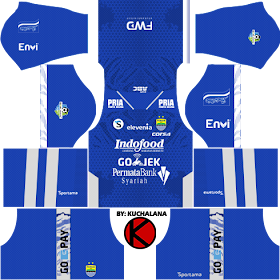 Persib Bandung 2018 Kit - Dream League Soccer Kits