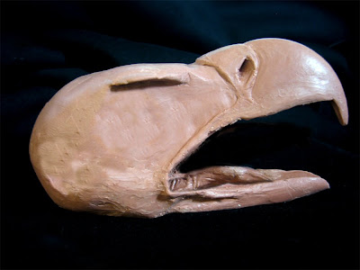 bald eagle head clay sculpture comparison
