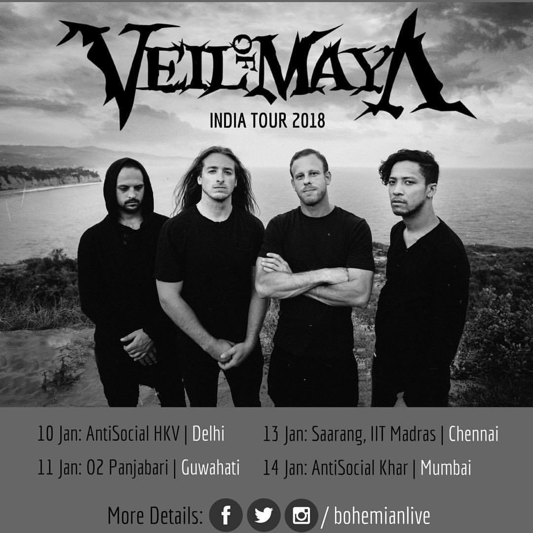 Metalsphere VEIL OF MAYA INDIA TOUR ANNOUNCED!