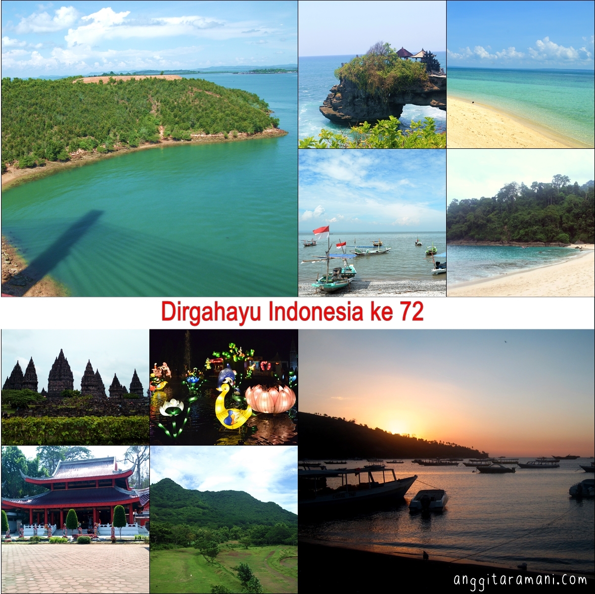 Dirgahayu Indonesia 72, Indahnya Tanah Airku - ANGGITA RAMANI