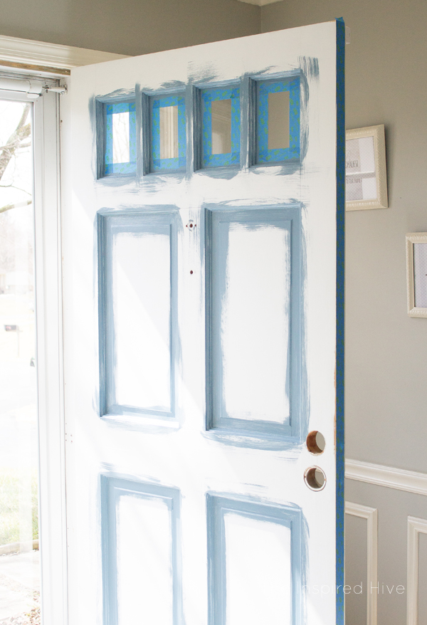 How to paint your front door fast! Increase your curb appeal by painting your exterior door to help sell your home quickly!