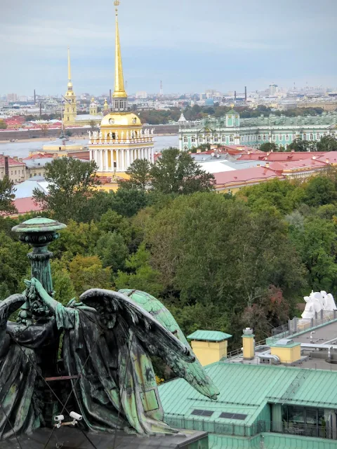 Views of St. Petersburg and the Admirality from St. Isaac's Cathedral